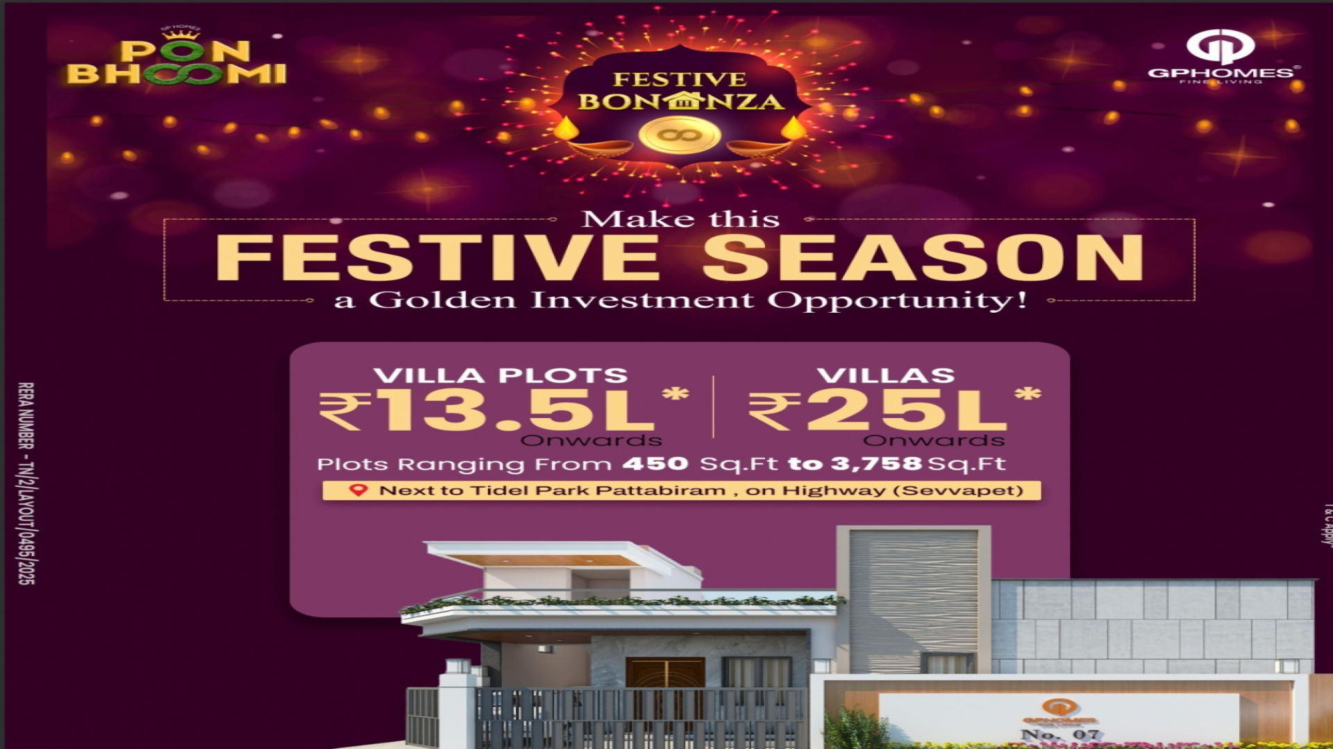 GP Homes ponbhoomi Villas