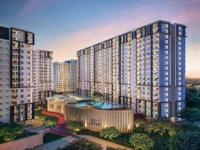  2 , 3  BHK flats for sale in S and P New Haven Ribbon Walk, Mambakkam