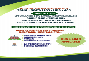 3 BHK flat for sale in Madambakkam