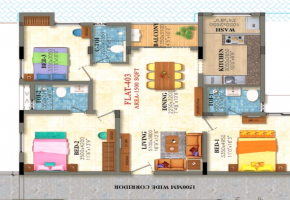 3 BHK flat for sale in Thiruvanmiyur