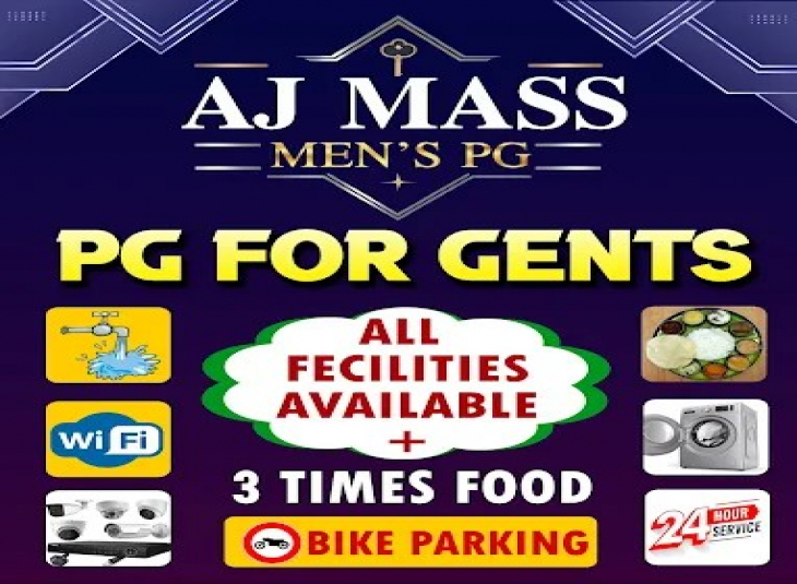 AJ MASS Mens PG, PG Accomodation in Thoraipakkam
