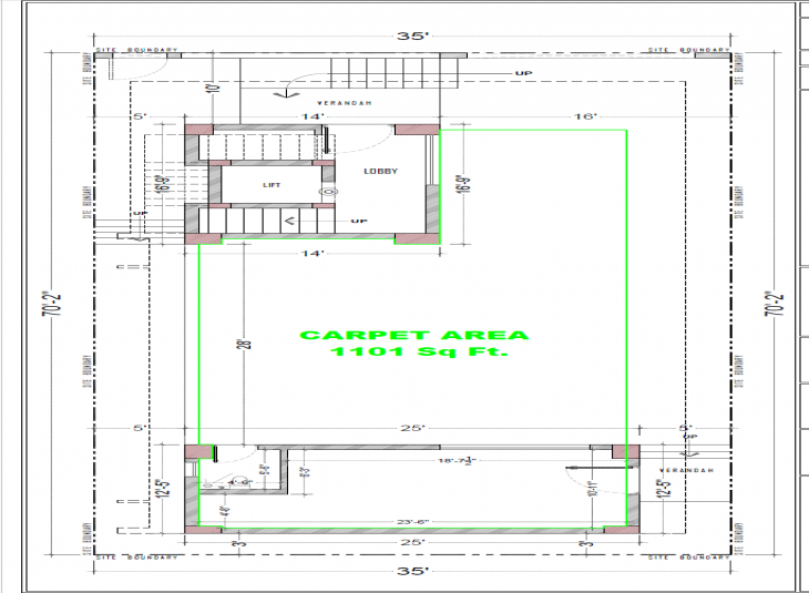 5700 Sq.Ft,  Commercial Building