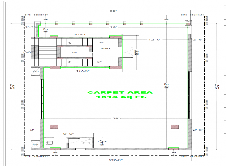 5700 Sq.Ft,  Commercial Building