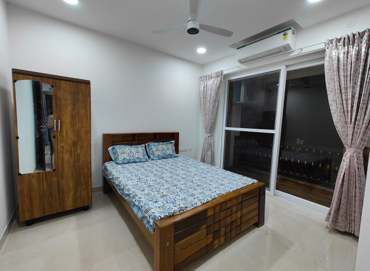 1231 Sq.Ft, 3 BHK Flats For Rent in Manapakkam